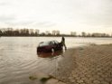 Bergung PKW im Rhein Hitdorfer Fähre P189817